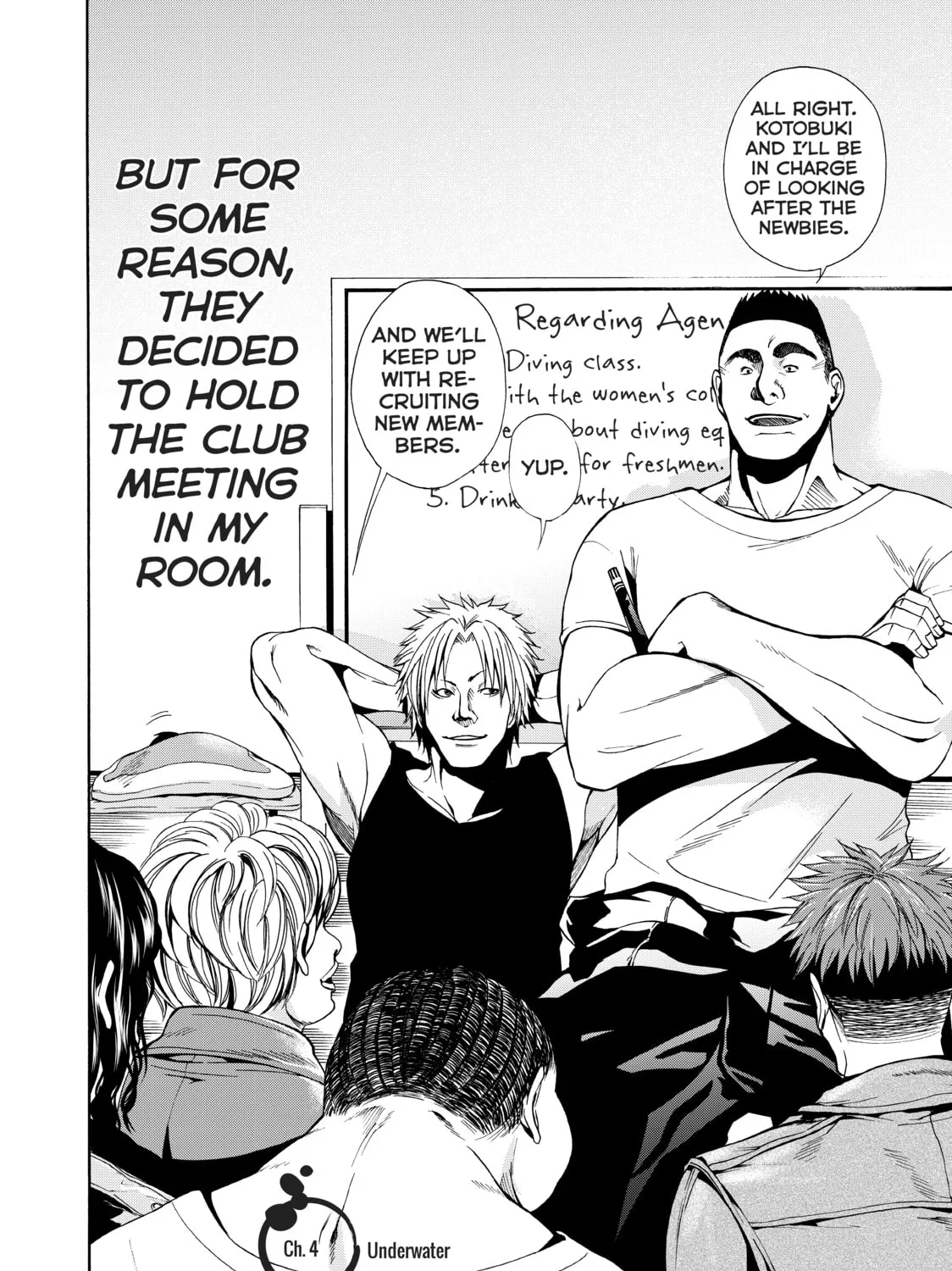 Grand Blue Dreaming Chapter 4 page 3 - 