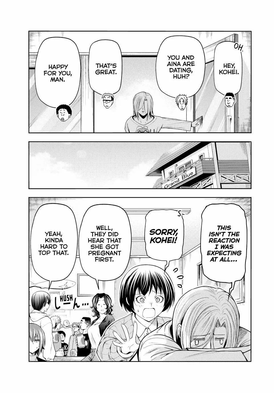Grand Blue Chapter 100 page 36 - 