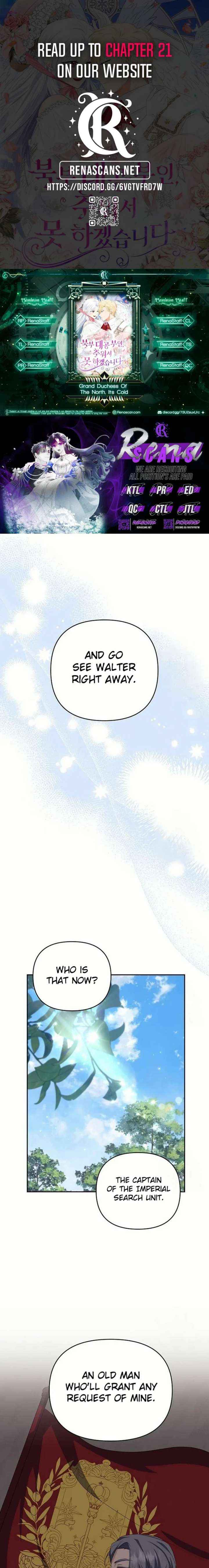 Grand Duke, I Can’t Do It Because It’s Too Cold in The North Chapter 16 page 1 - 