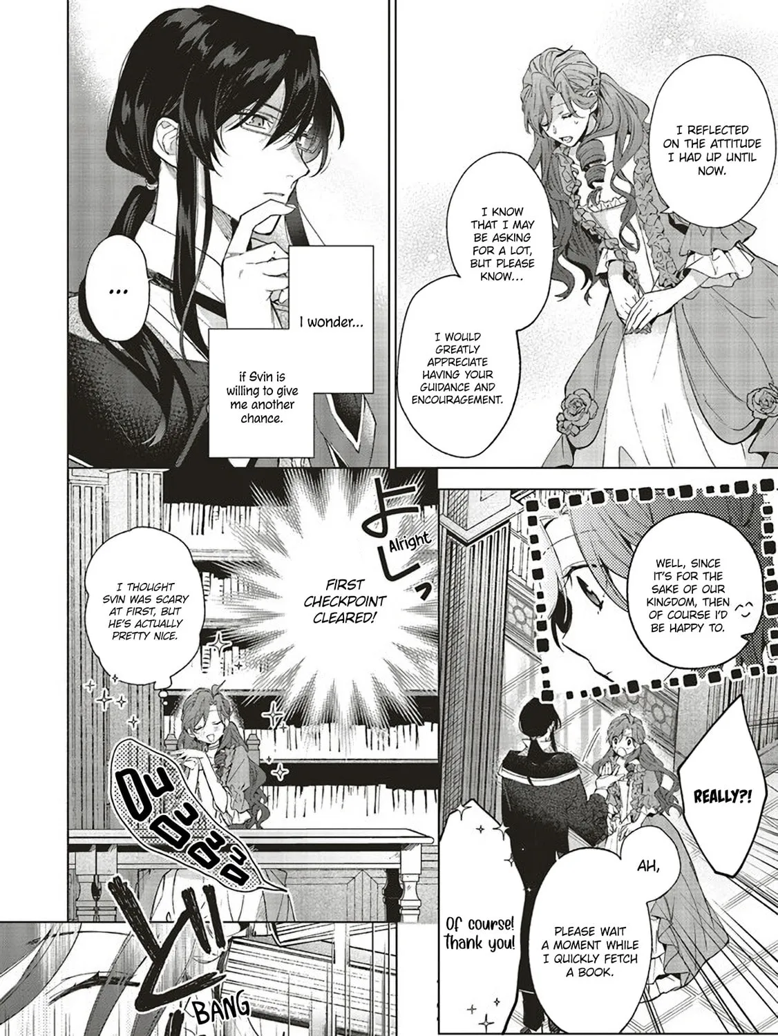Grandeur Oukoku Saiseiroku Hametsu no Akuyaku Oujodesuga Kyuukoku End wo Onozomidesu Chapter 1.2 page 23 - 