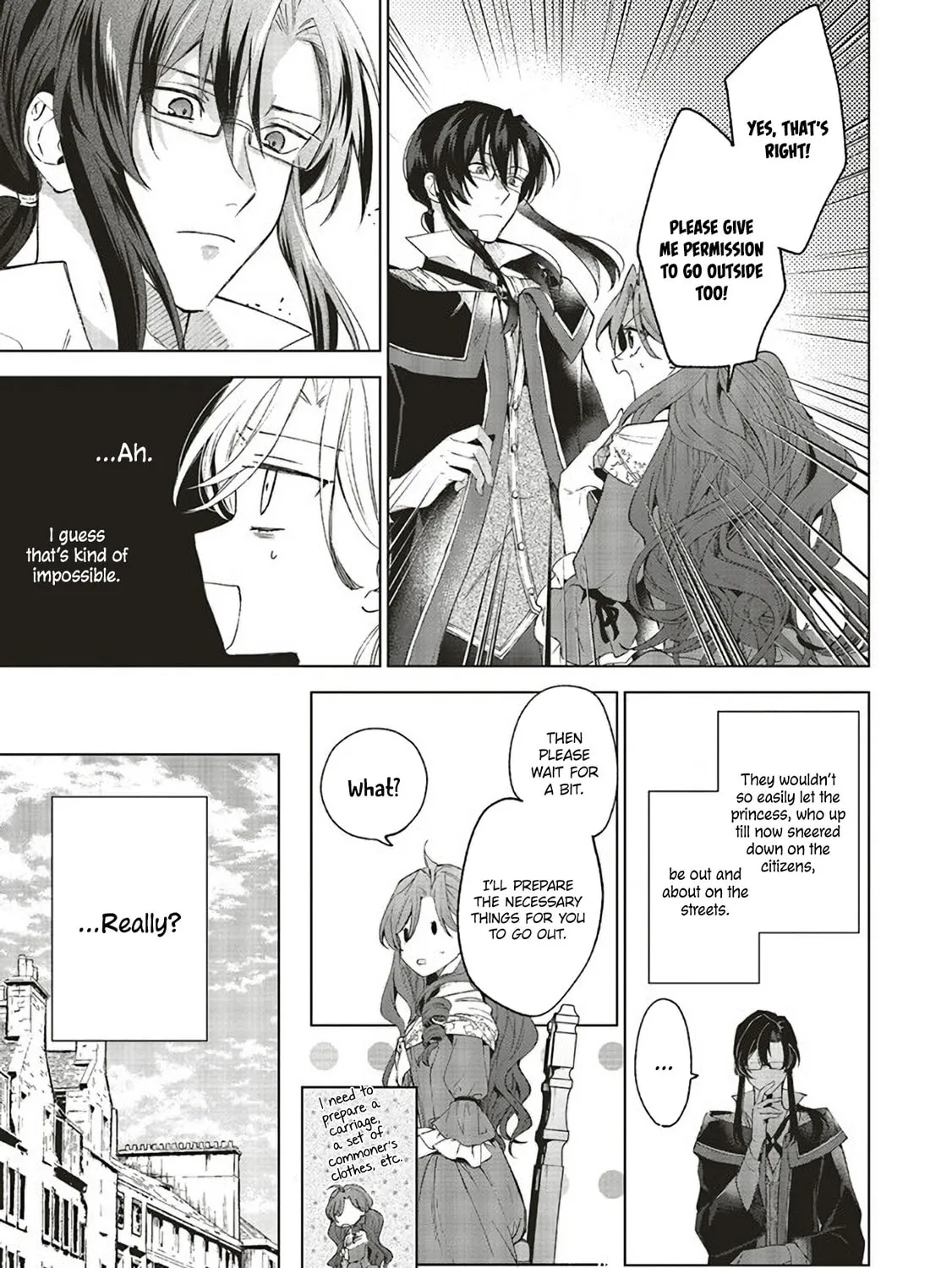 Grandeur Oukoku Saiseiroku Hametsu no Akuyaku Oujodesuga Kyuukoku End wo Onozomidesu Chapter 1.2 page 33 - 