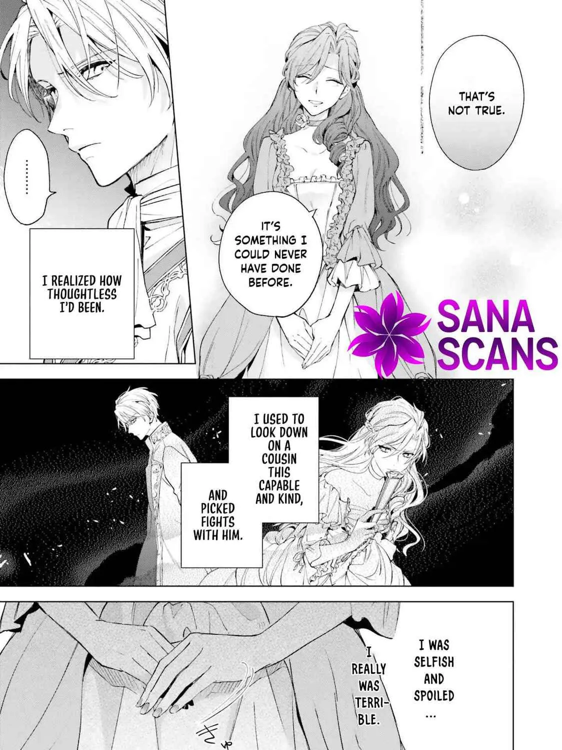 Grandeur Oukoku Saiseiroku Hametsu no Akuyaku Oujodesuga Kyuukoku End wo Onozomidesu Chapter 1 page 49 - 