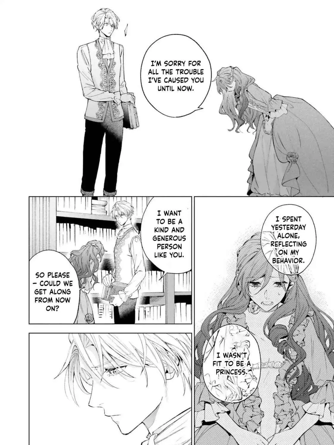 Grandeur Oukoku Saiseiroku Hametsu no Akuyaku Oujodesuga Kyuukoku End wo Onozomidesu Chapter 1 page 51 - 