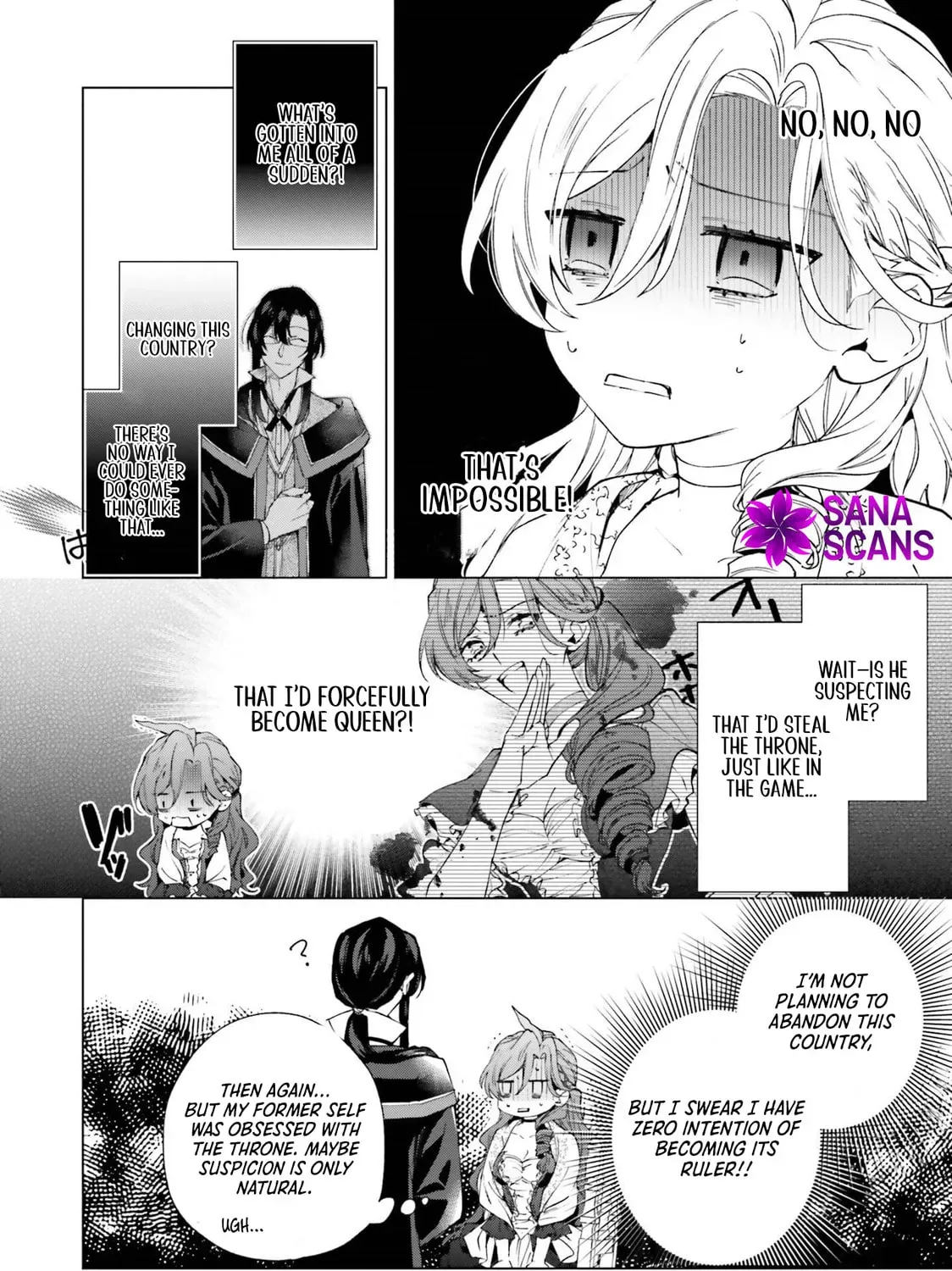 Grandeur Oukoku Saiseiroku Hametsu no Akuyaku Oujodesuga Kyuukoku End wo Onozomidesu Chapter 4 page 11 - 