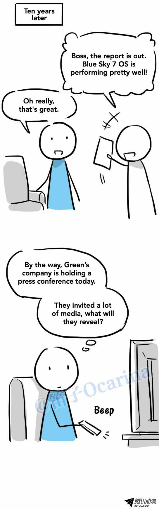 Green & Blue (Colored) Chapter 31 page 46 - 