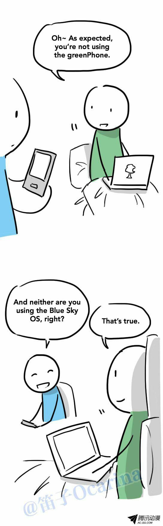 Green & Blue (Colored) Chapter 31 page 68 - 