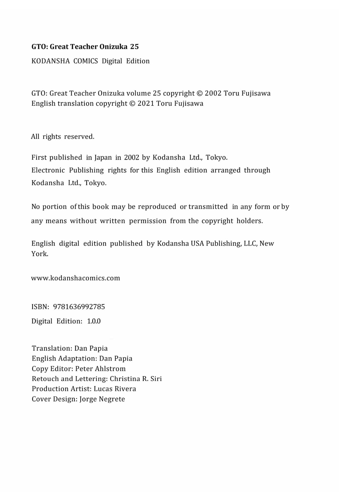 GTO: Great Teacher Onizuka Chapter 200.5 page 43 - 
