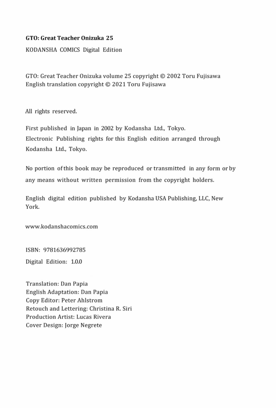 GTO: Great Teacher Onizuka Chapter 203 page 3 - 