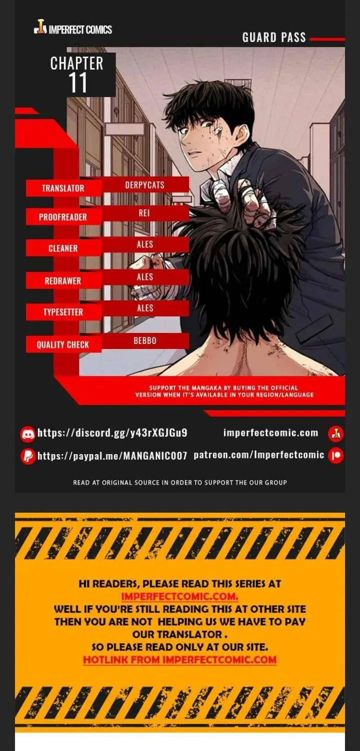 Guard Pass Chapter 11 page 1 - 