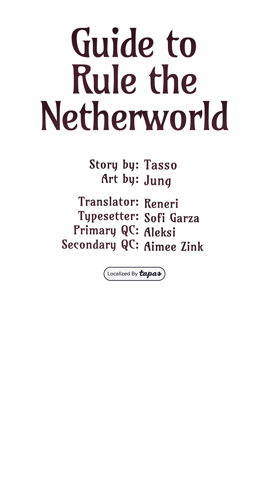 Guide to Rule the Netherworld Chapter 16 page 1 - 