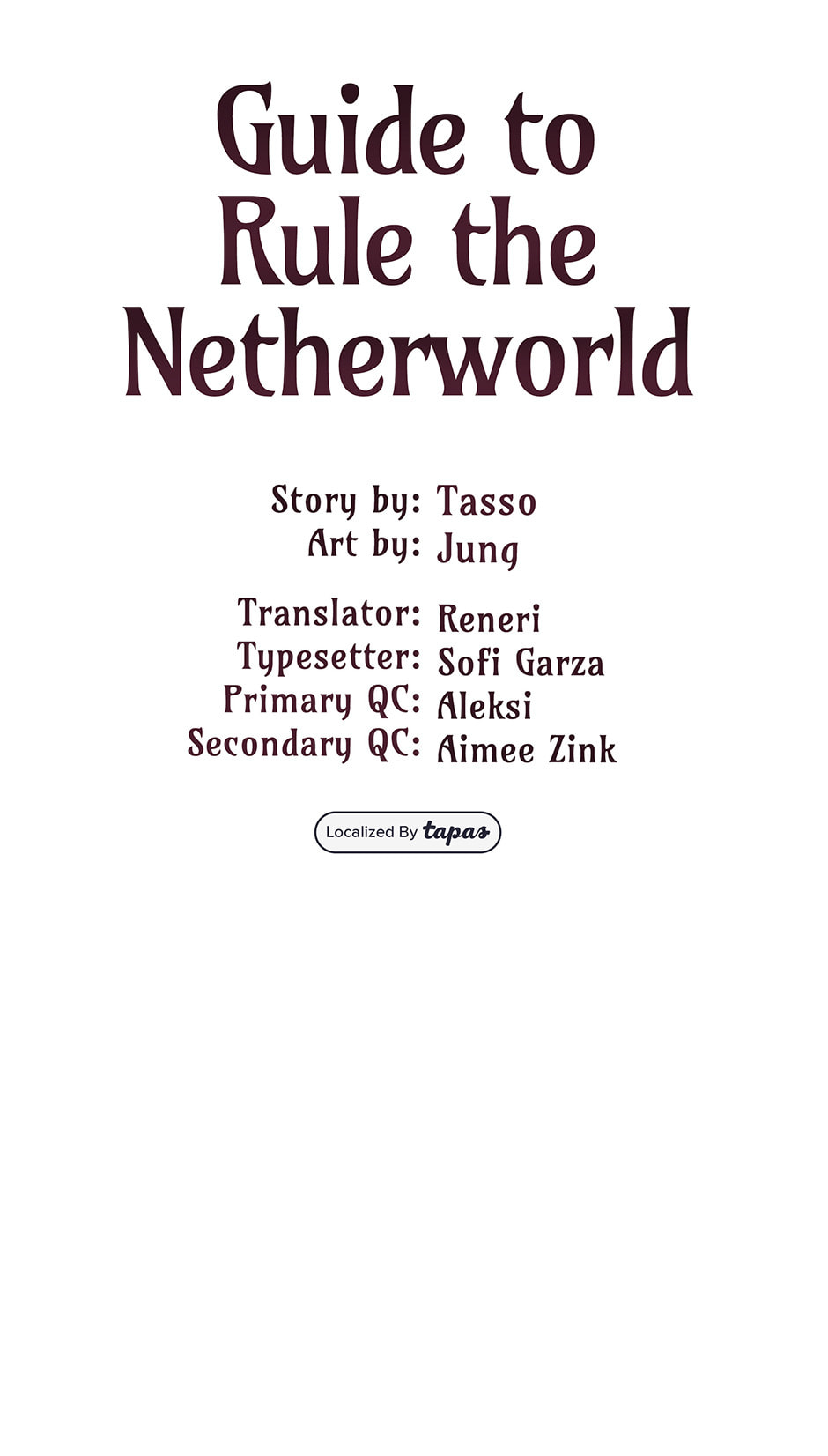 Guide to Rule the Netherworld Chapter 21 page 1 - 