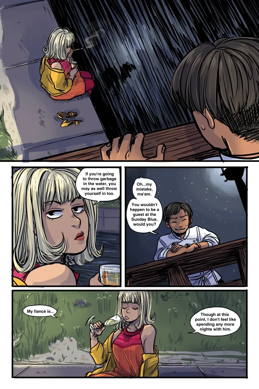 Gunjou no Stranger Chapter 4.03 page 1 - 