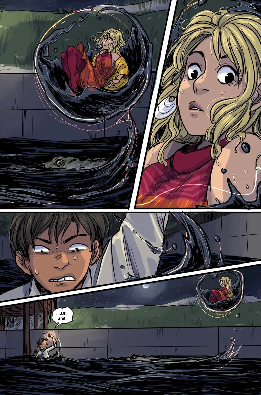 Gunjou no Stranger Chapter 4.08 page 1 - 