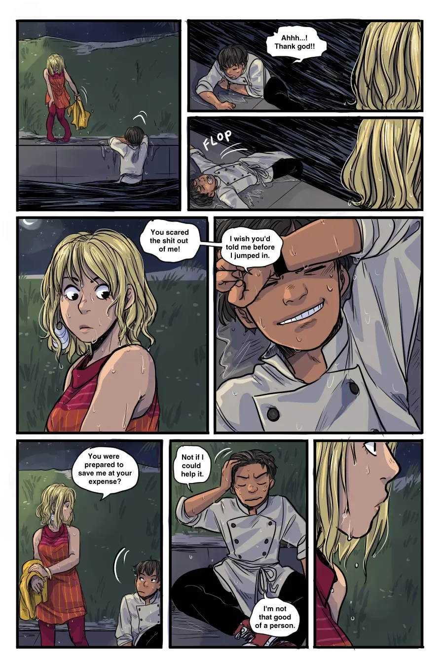 Gunjou no Stranger Chapter 4.1 page 1 - 