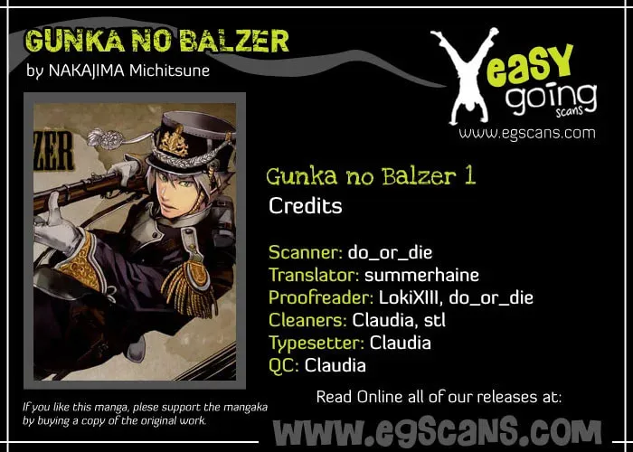 Gunka no Baltzar Chapter 1 page 1 - 