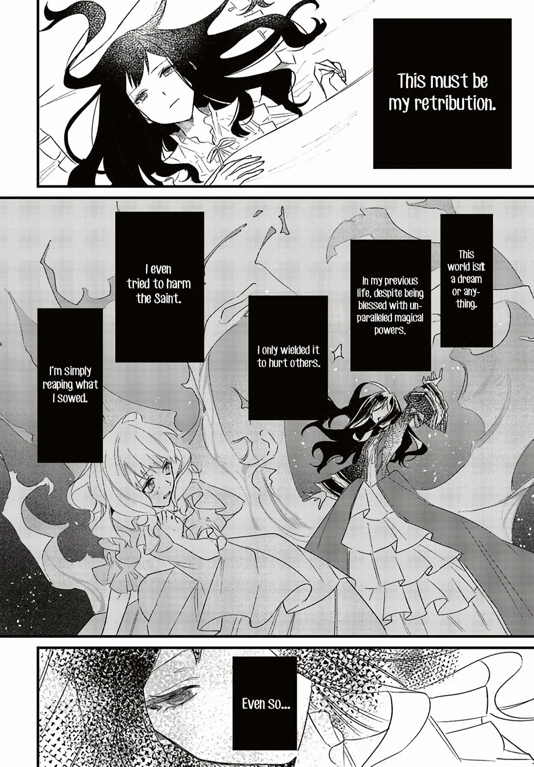Gyakkou Shita Akuyaku Reijou wa, Naze ka Maryoku wo Ushinattanode Shinsou no Reijou ni Narimasu Chapter 1.1 page 14 - 
