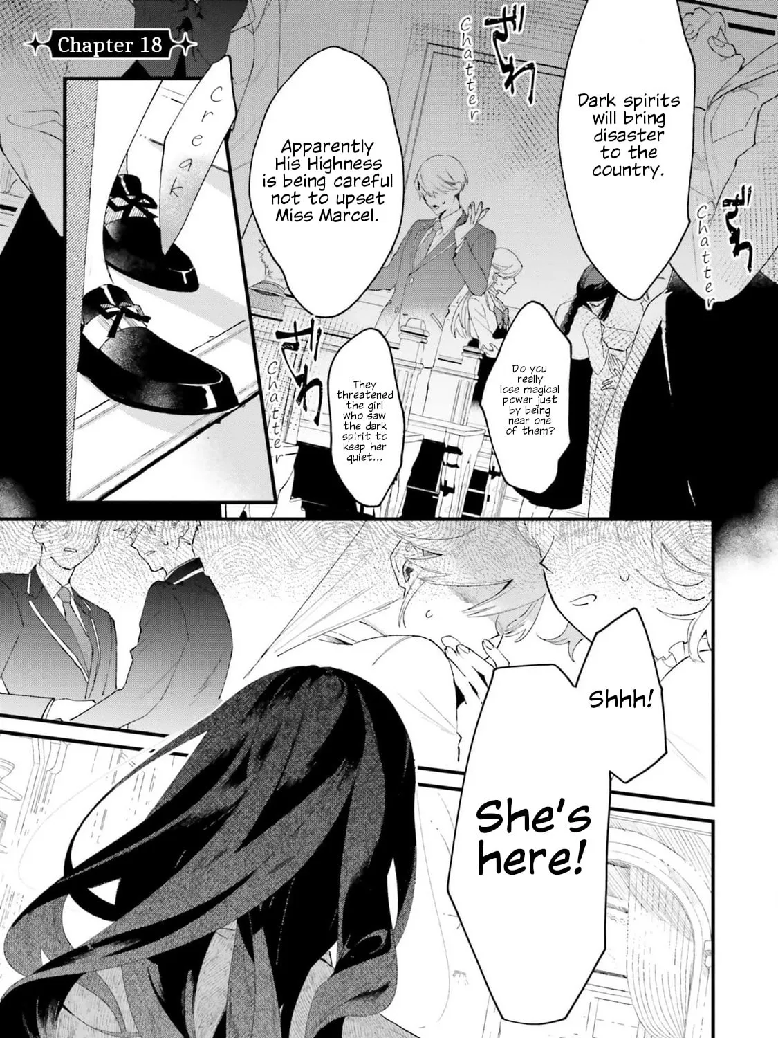 Gyakkou Shita Akuyaku Reijou wa, Naze ka Maryoku wo Ushinattanode Shinsou no Reijou ni Narimasu Chapter 18 page 1 - 