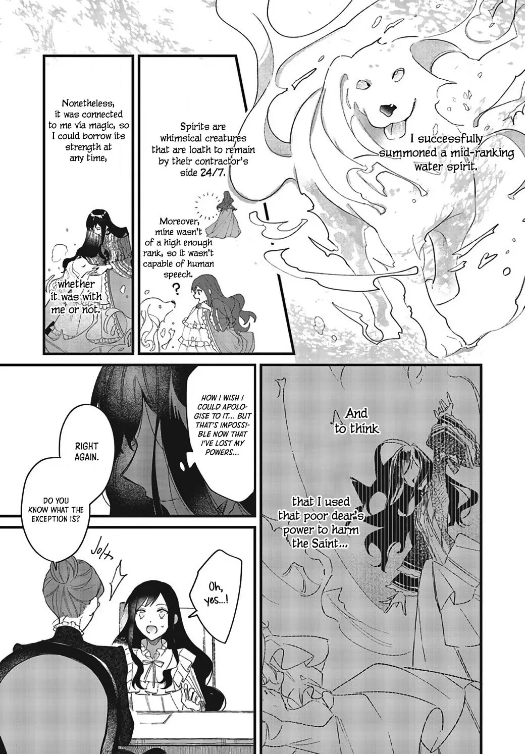Gyakkou Shita Akuyaku Reijou wa, Naze ka Maryoku wo Ushinattanode Shinsou no Reijou ni Narimasu Chapter 4 page 8 - 