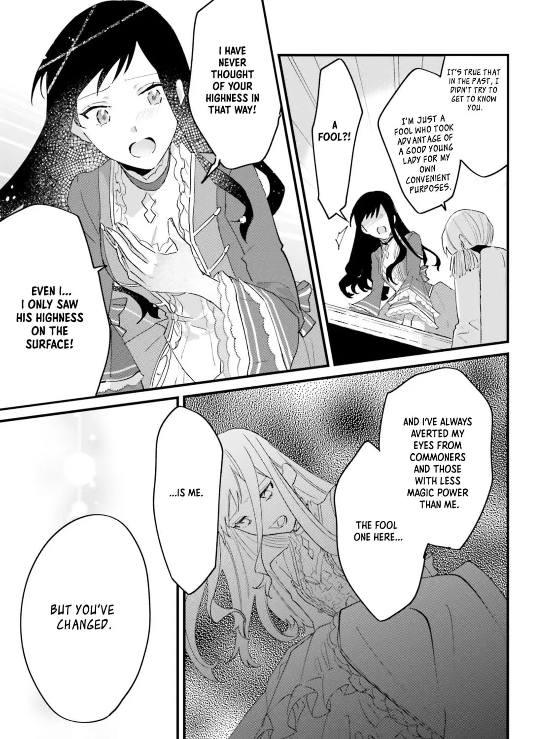 Gyakkou Shita Akuyaku Reijou wa, Naze ka Maryoku wo Ushinattanode Shinsou no Reijou ni Narimasu Chapter 9 page 59 - 