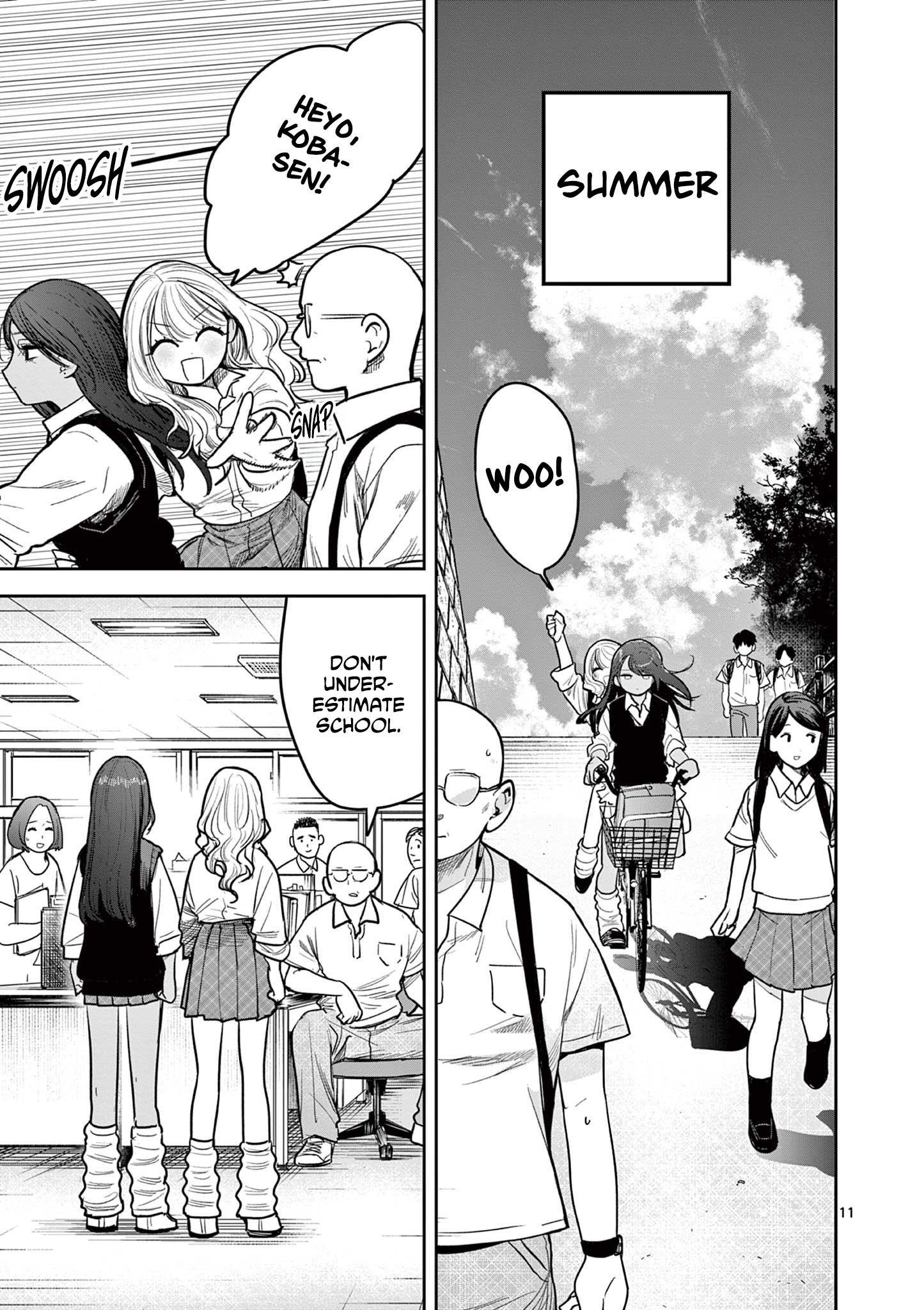 #Gyaru to Gyaru no Yuri Chapter 1 page 11 - 