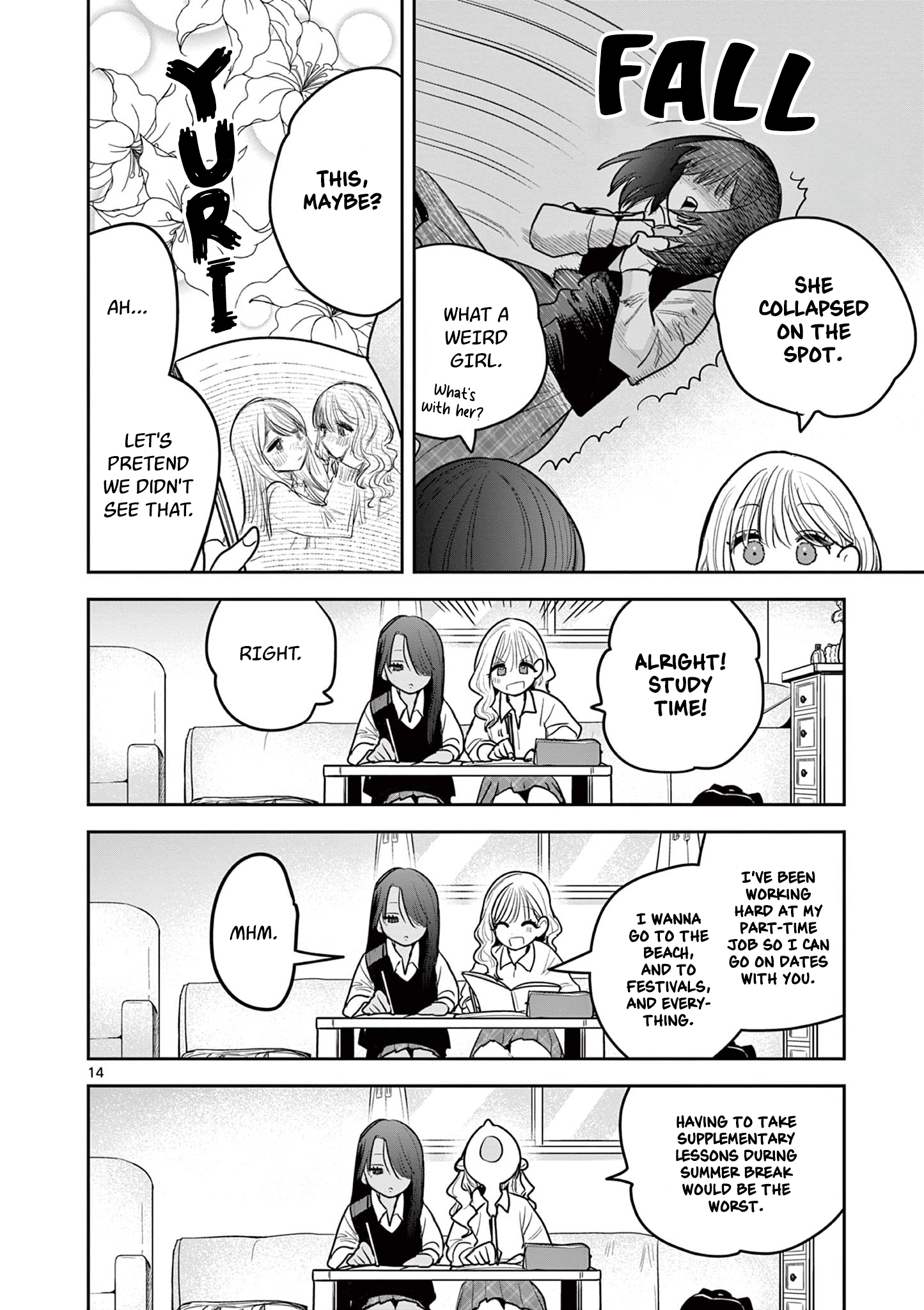 #Gyaru to Gyaru no Yuri Chapter 1 page 14 - 