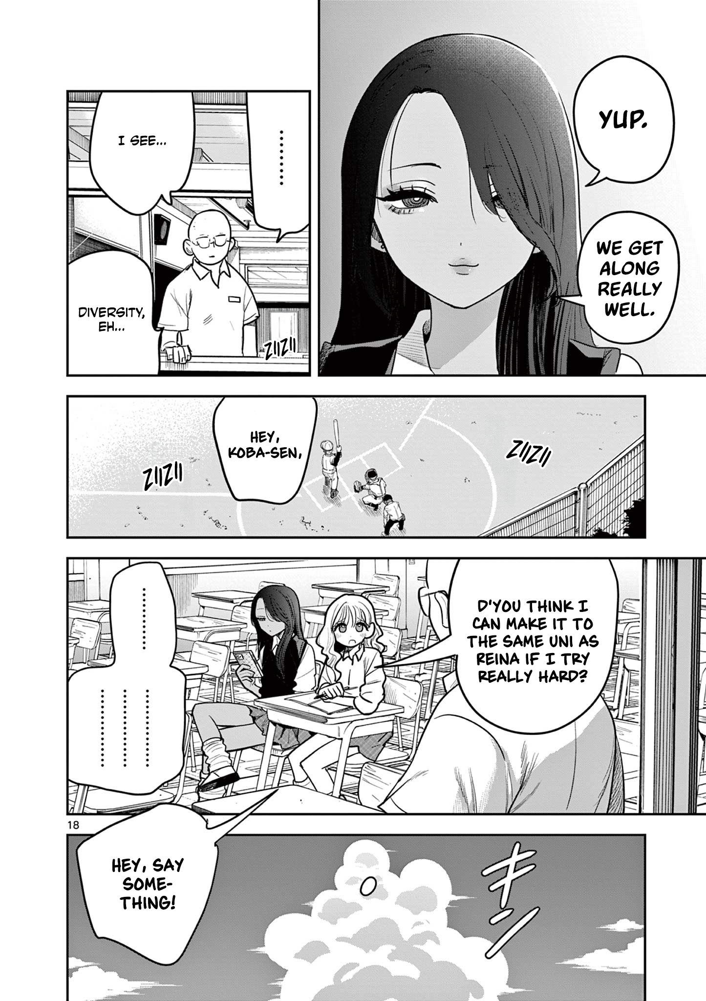 #Gyaru to Gyaru no Yuri Chapter 1 page 18 - 
