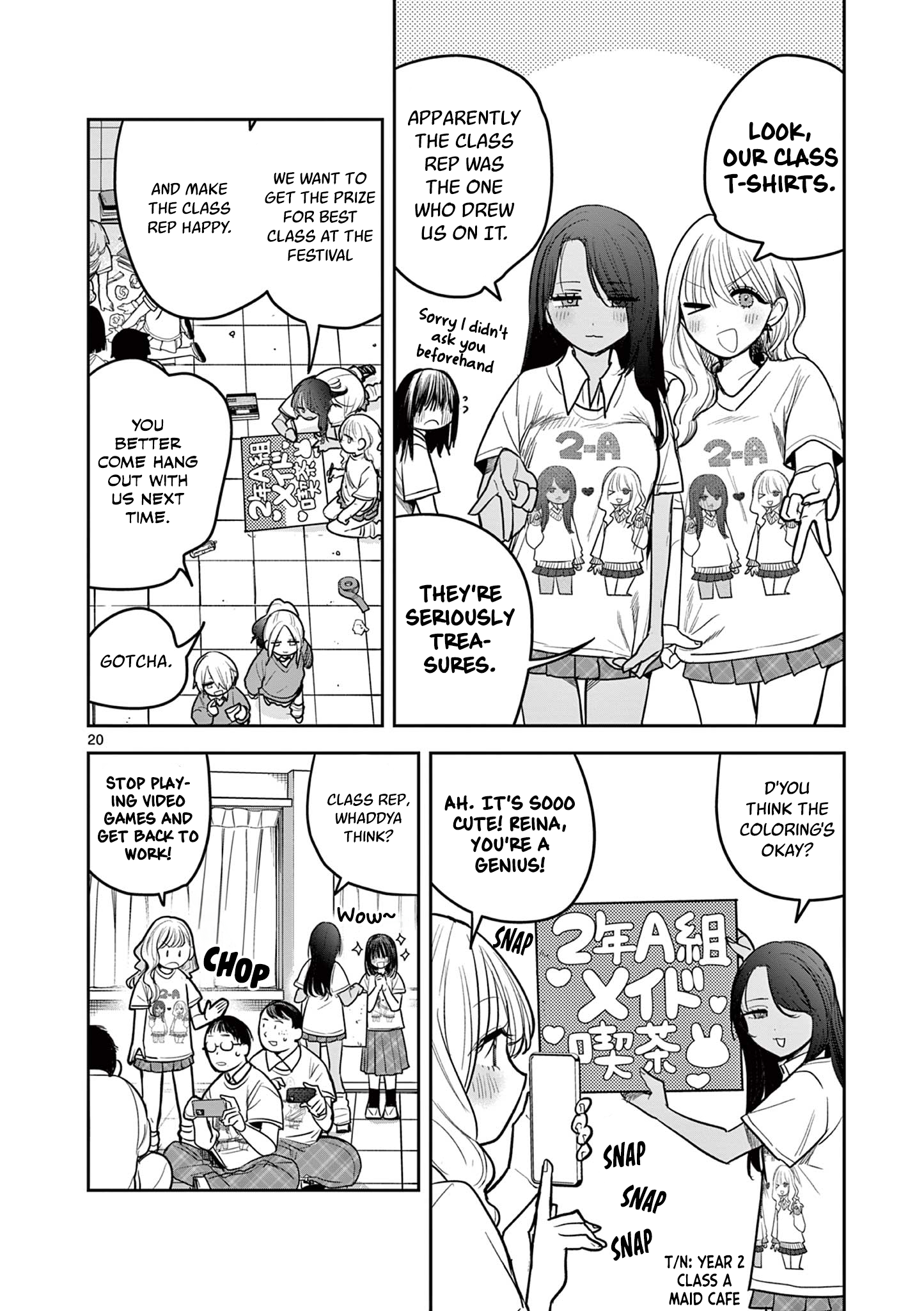 #Gyaru to Gyaru no Yuri Chapter 1 page 20 - 