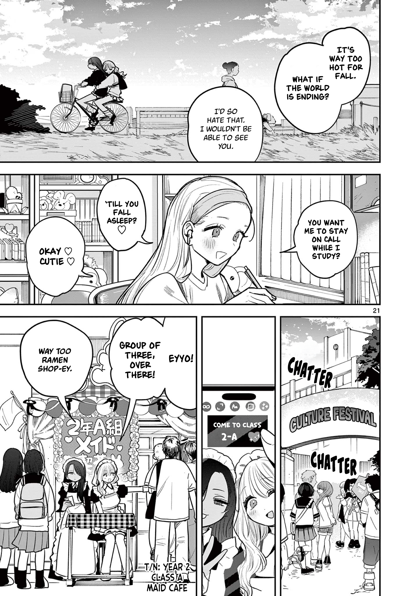 #Gyaru to Gyaru no Yuri Chapter 1 page 21 - 
