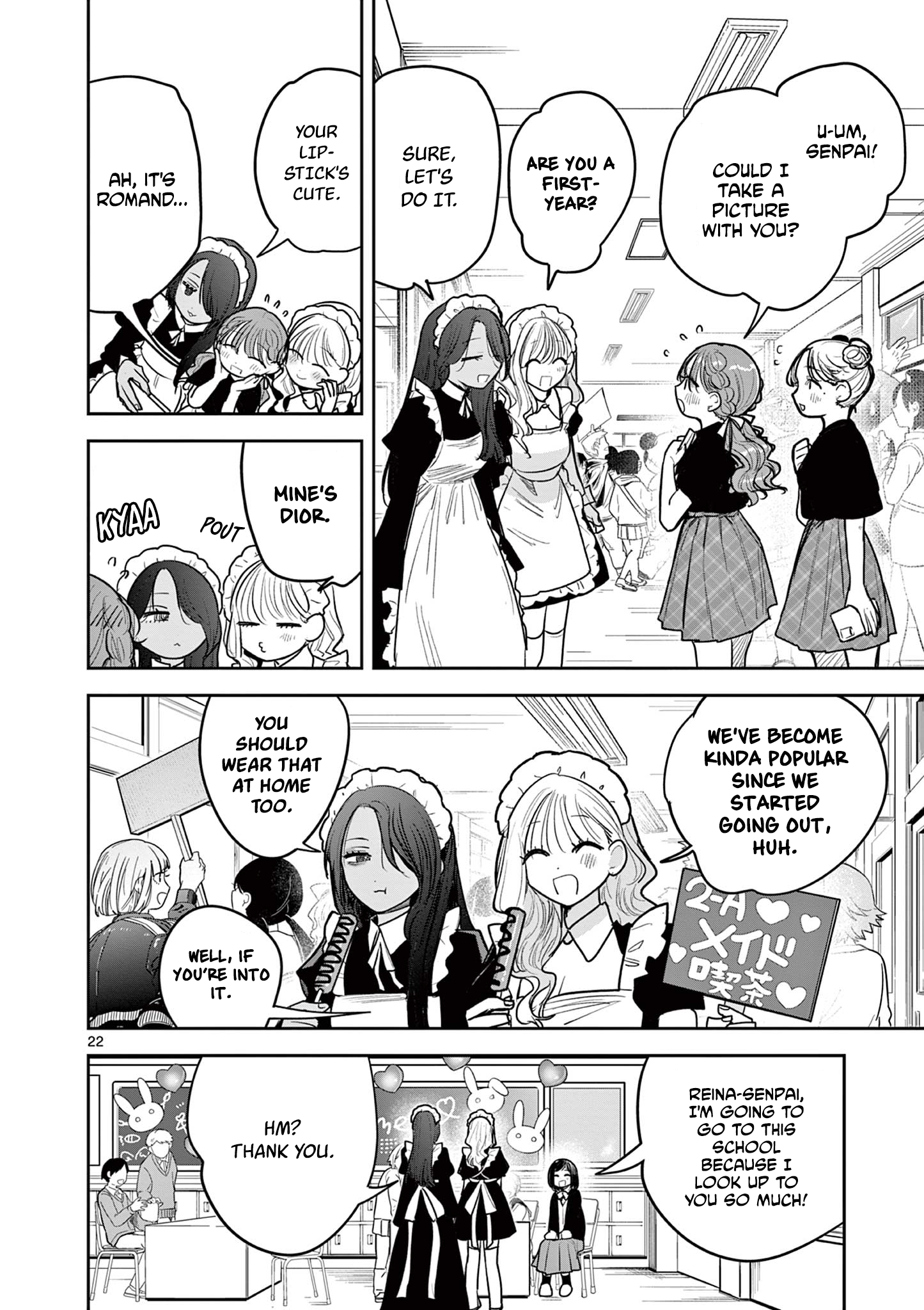 #Gyaru to Gyaru no Yuri Chapter 1 page 22 - 
