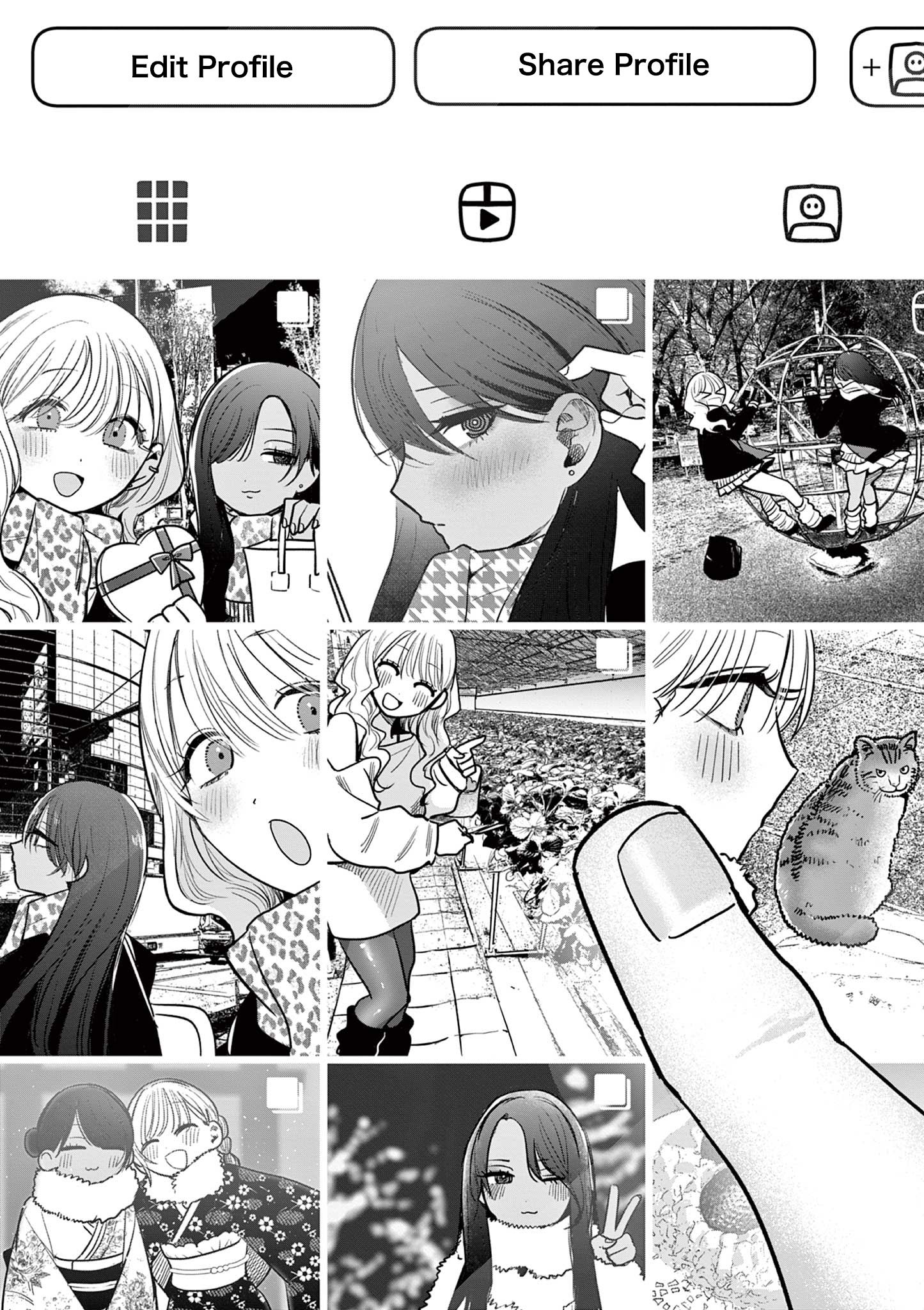 #Gyaru to Gyaru no Yuri Chapter 1 page 34 - 