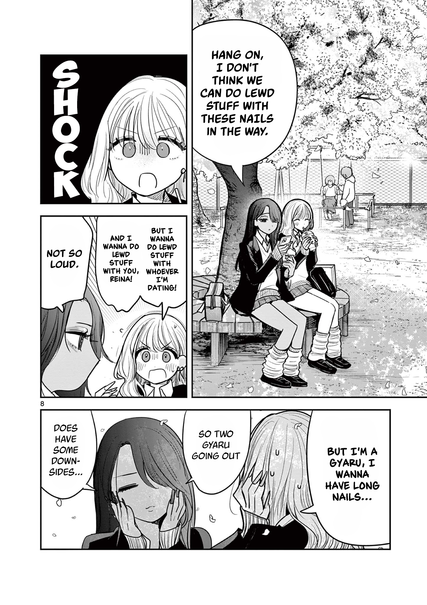 #Gyaru to Gyaru no Yuri Chapter 1 page 8 - 