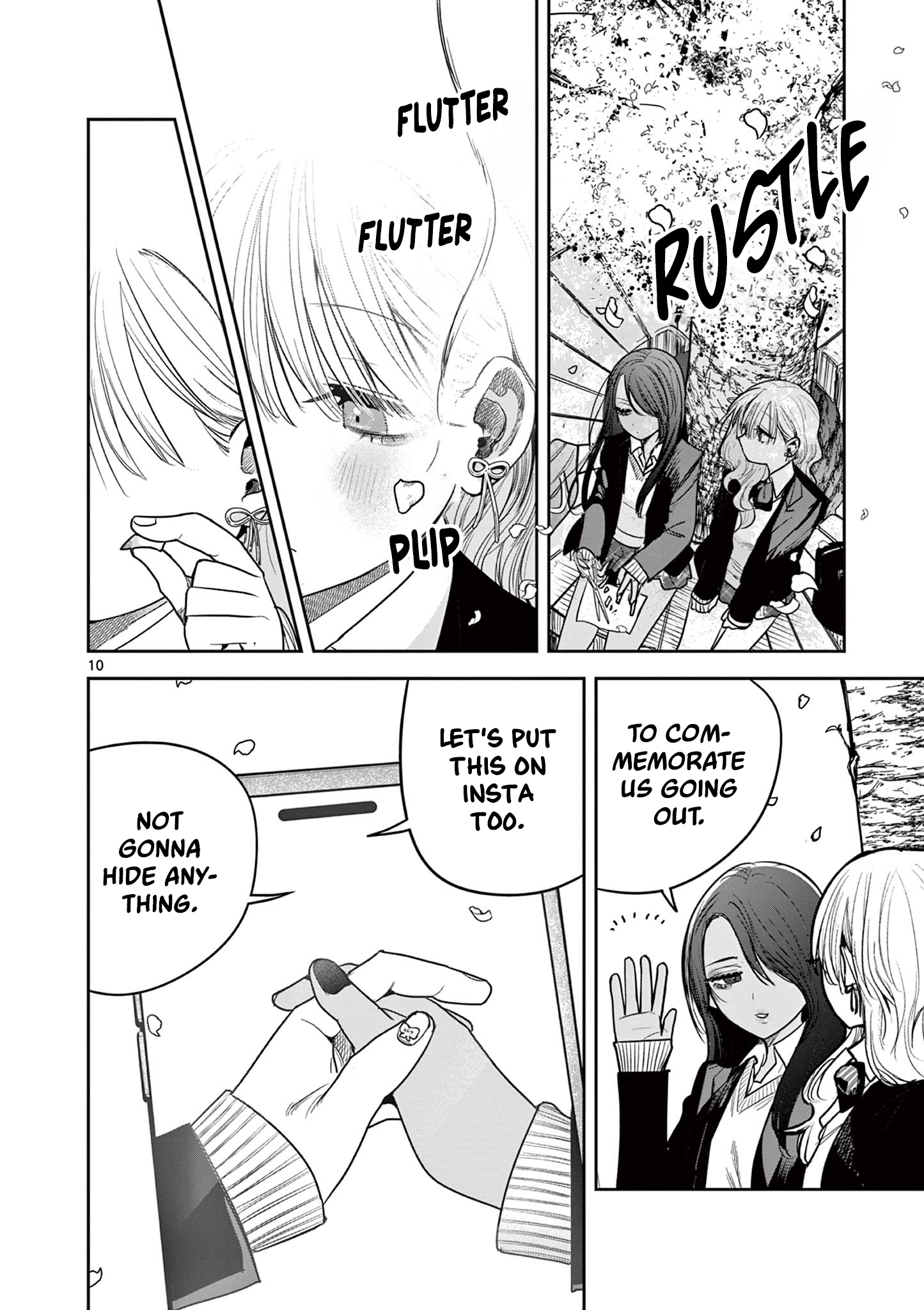 #Gyaru to Gyaru no Yuri Chapter 1 page 10 - 