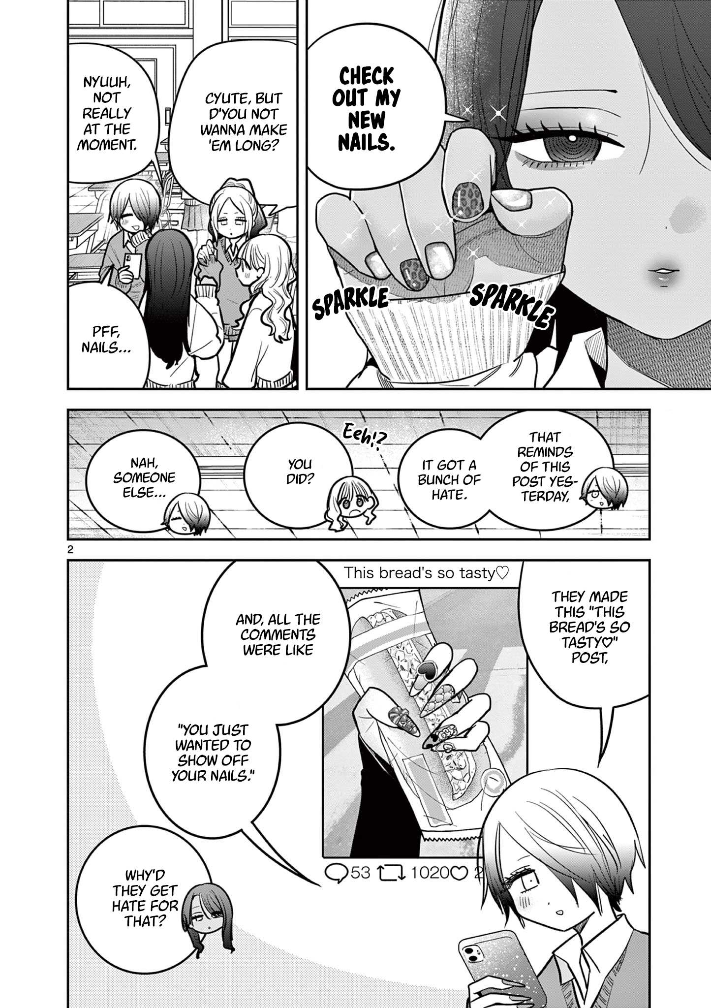 #Gyaru to Gyaru no Yuri Chapter 11.6 page 2 - 