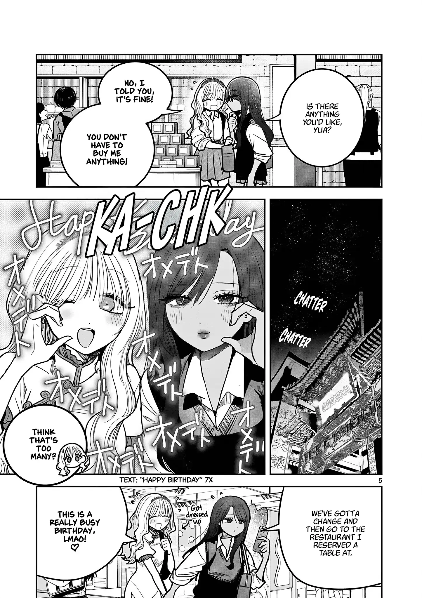 #Gyaru to Gyaru no Yuri Chapter 11 page 5 - 