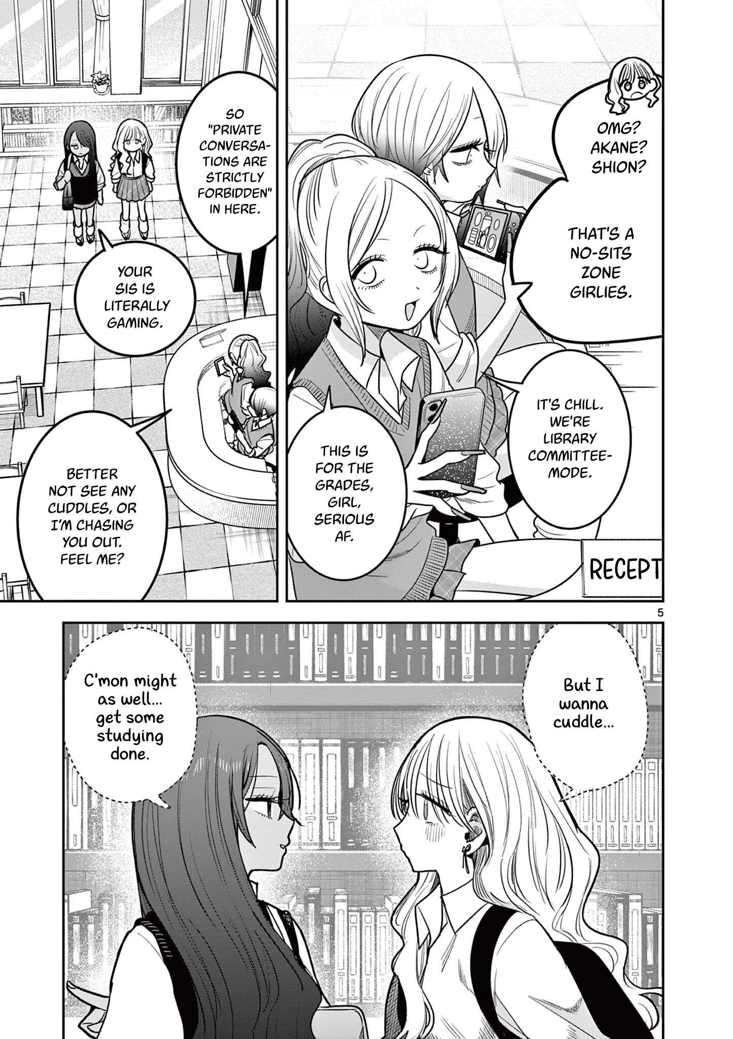 #Gyaru to Gyaru no Yuri Chapter 12 page 5 - 