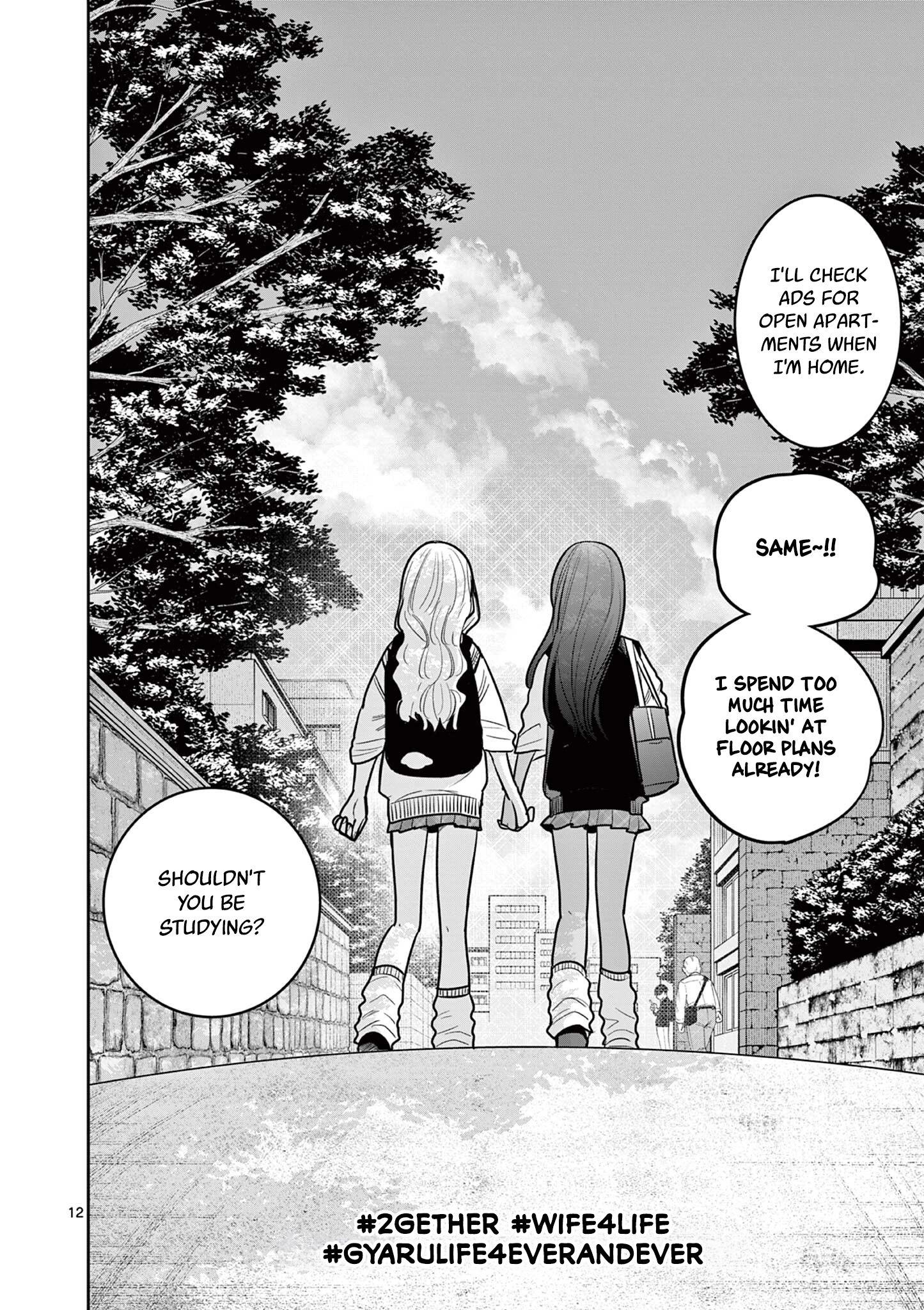 #Gyaru to Gyaru no Yuri Chapter 13 page 12 - 