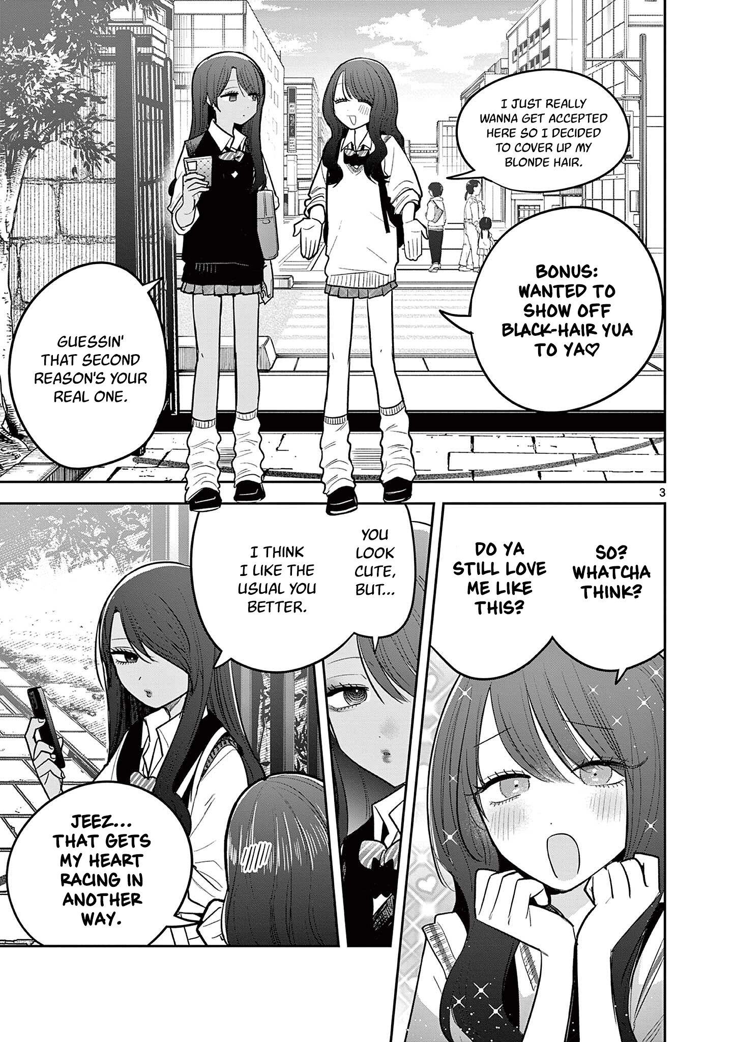 #Gyaru to Gyaru no Yuri Chapter 13 page 3 - 