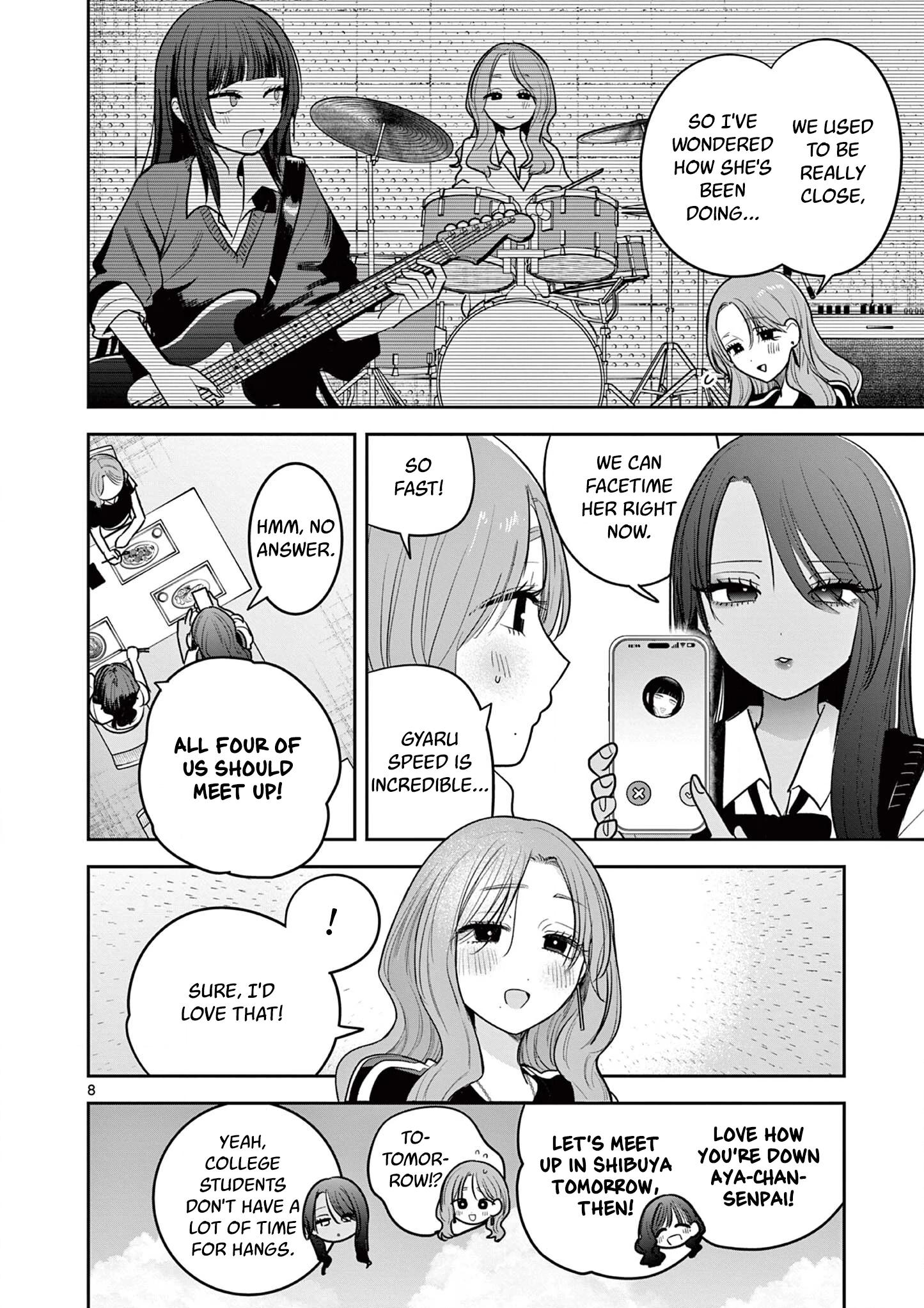 #Gyaru to Gyaru no Yuri Chapter 13 page 8 - 