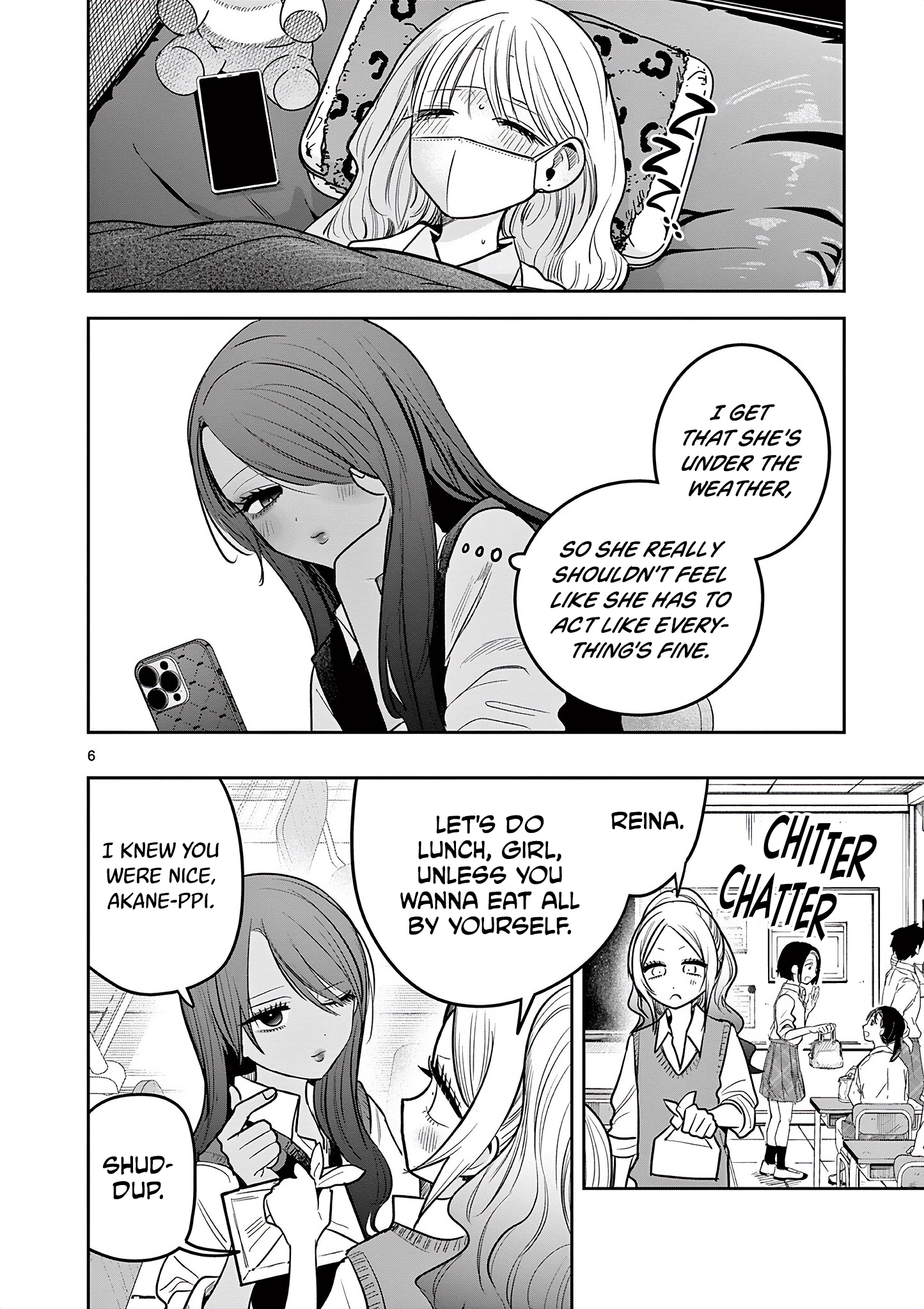 #Gyaru to Gyaru no Yuri Chapter 14 page 6 - 