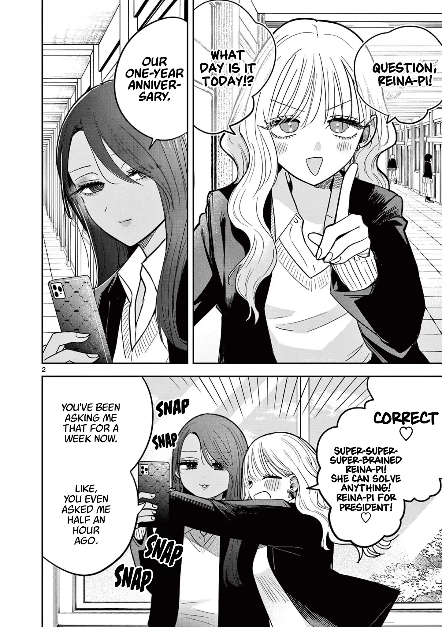 #Gyaru to Gyaru no Yuri Chapter 2 page 2 - 