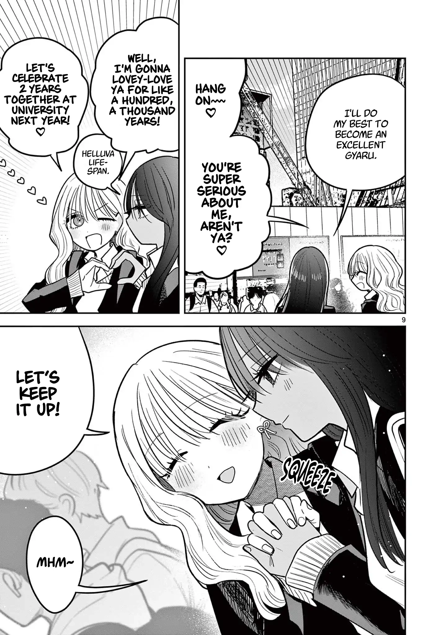 #Gyaru to Gyaru no Yuri Chapter 2 page 9 - 