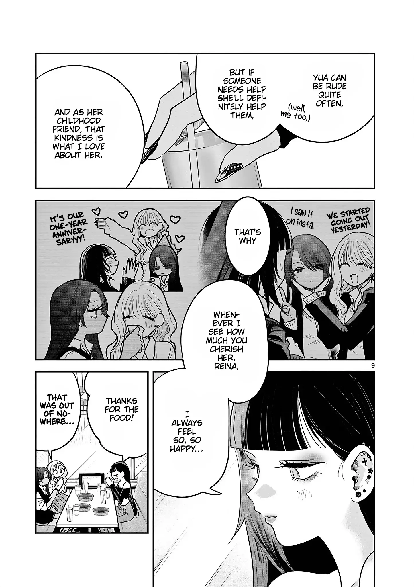#Gyaru to Gyaru no Yuri Chapter 8 page 9 - 