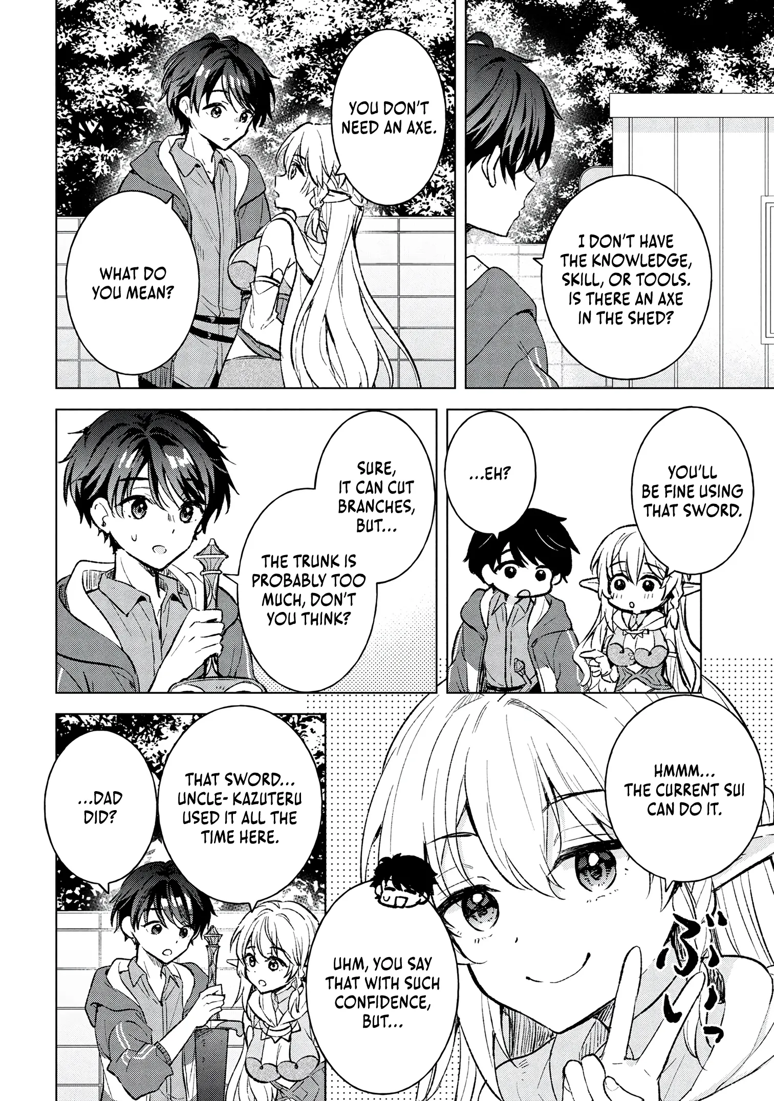 Haha wo Tazunete, Isekai ni. Chapter 6 page 22 - 