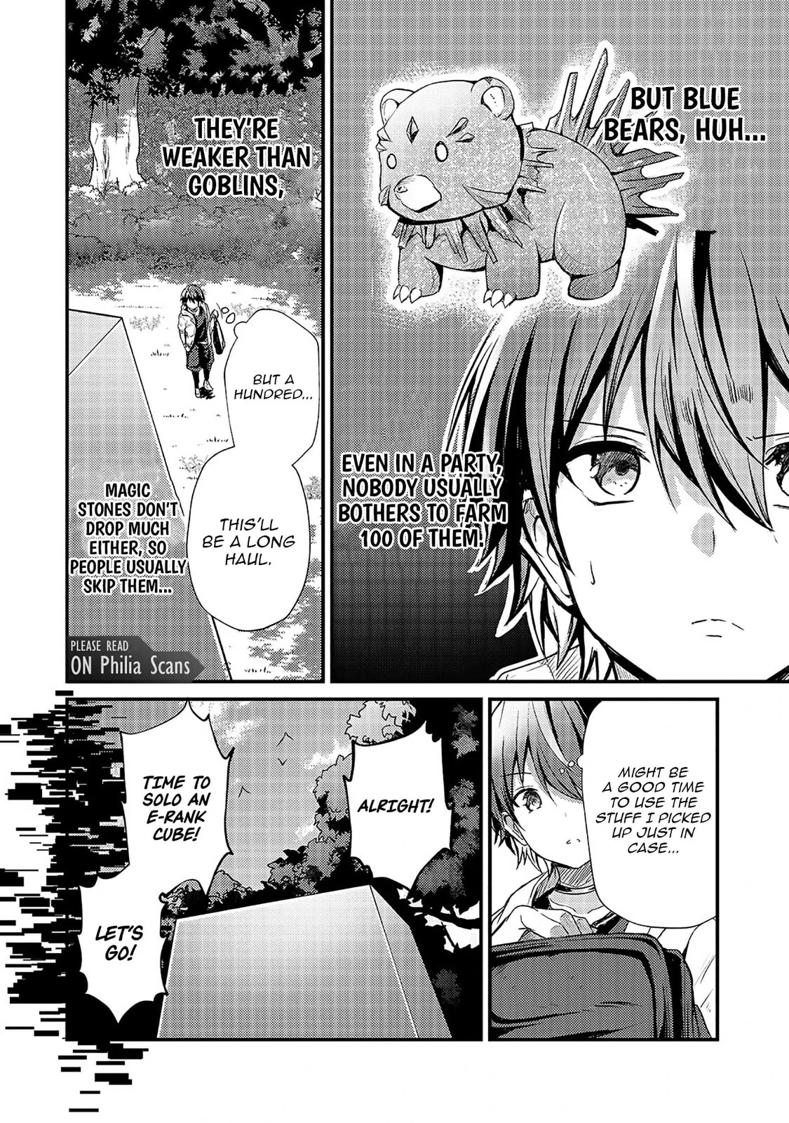 Hai no Sekai wa Kami no Me de irodzuku ～Ore dake mieru Status de, Saijaku kara Saikyou e kakeagaru ~ Chapter 12.1 page 7 - 