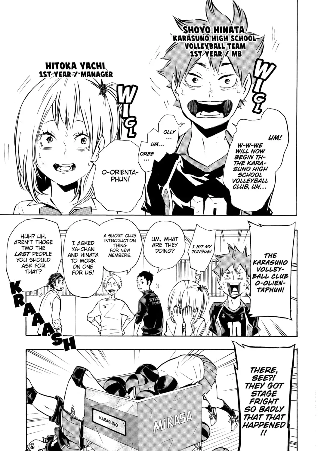 Haikyu!! Chapter 1.1 page 3 - 