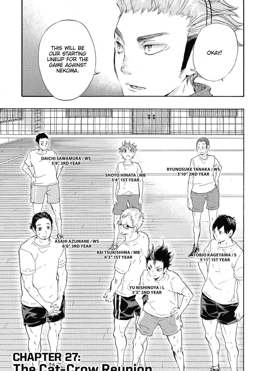 Haikyu!! Chapter 27 page 1 - 