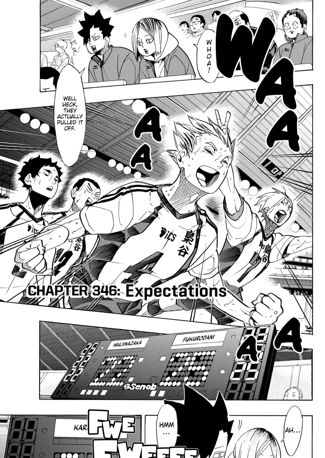 Haikyu!! Chapter 346 page 1 - 