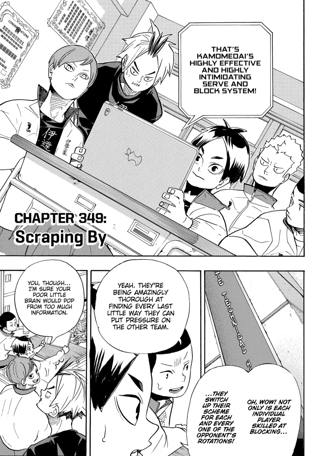 Haikyu!! Chapter 349 page 1 - 