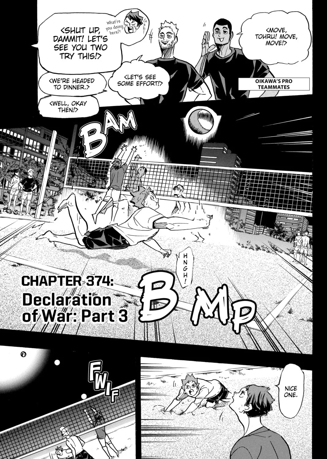 Haikyu!! Chapter 374 page 1 - 