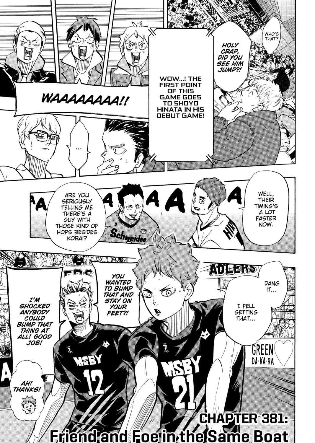 Haikyu!! Chapter 381 page 1 - 